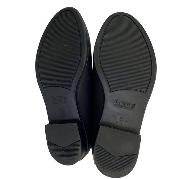 J Crew Chelsea Rain Boots Navy Size 6 Flaw - Picture 7 of 8